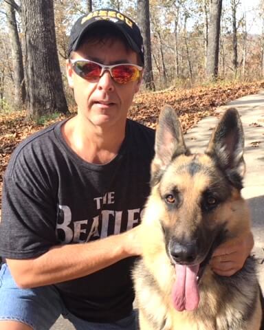 Clay and dog