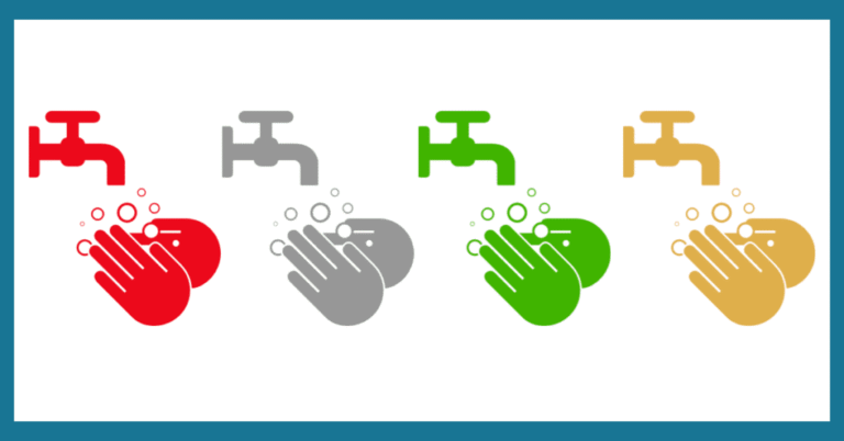 How Does Each Quadrant Show up to Wash Their Hands?