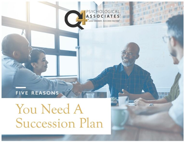5 Reasons You Need A Succession Plan