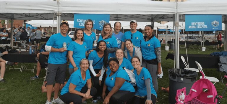 Psychological Associates Team Competes in Biz Dash 5K